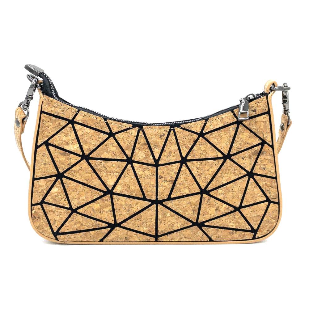 Products Bronte Cork Clutch Bag Geometric front