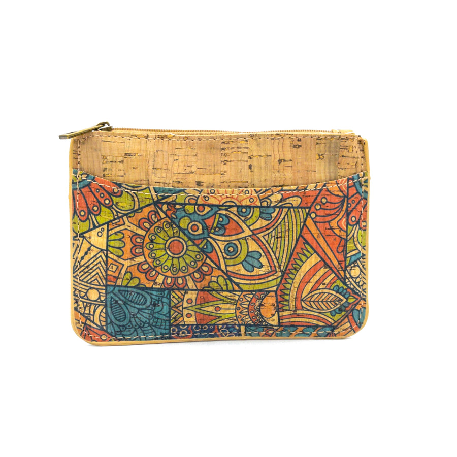 Tori Cork Pouch Bold Abstract_front